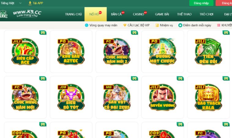 K9CC - Nền Tảng Cá Cược Hàng Đầu Thị Trường Năm 2024 1 Sân chơi giải trí đỉnh cao K9CC
