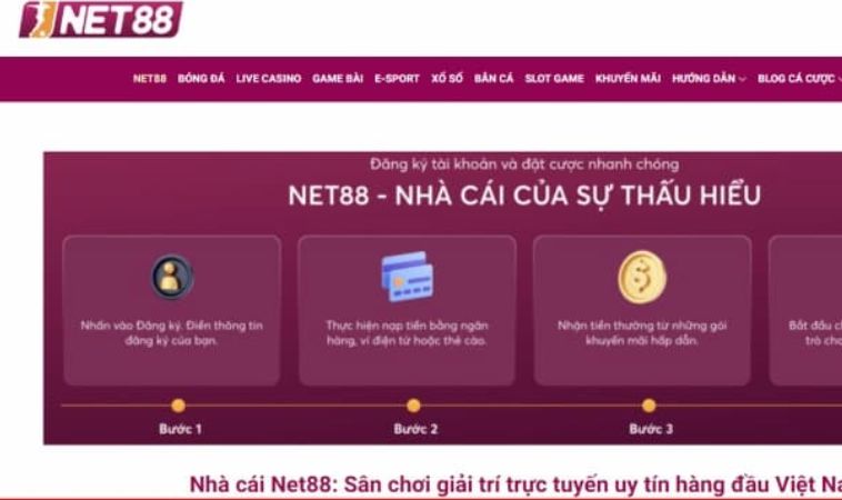Net88 - Trang Giải Trí Quốc Tế Hàng Đầu Việt Nam 1 Tổng quan chi tiết nhất về trang cá cược Net88